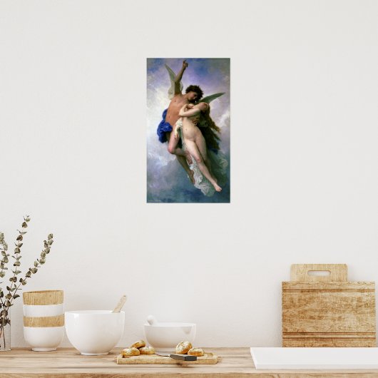 Poster Bouguereau - Psyche et L'Amour (Cuisine)
