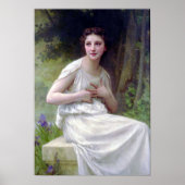Poster Bouguereau - Réflexion (Devant)