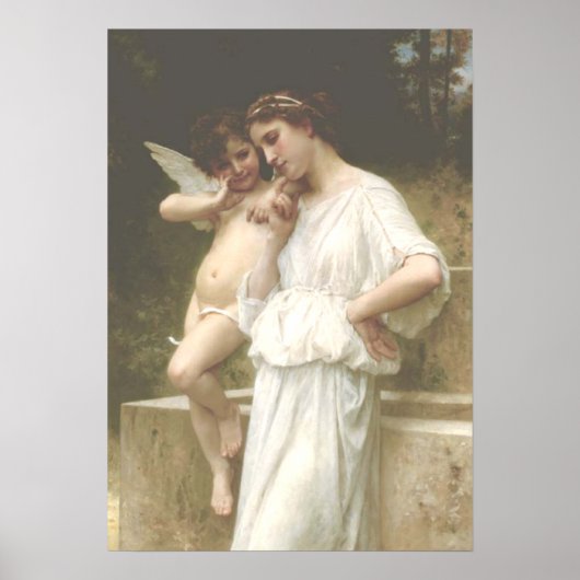 Poster Bouguereau - Secrets de l'Amour (Devant)