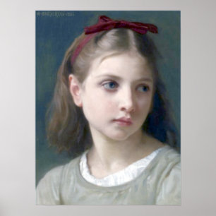 Poster Bouguereau - Une Petitie Fille
