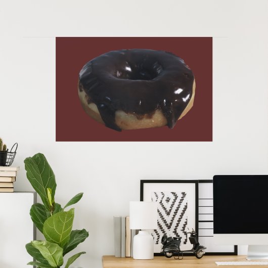Poster Bouillie de chocolat (Bureau à domicile)