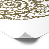 Poster Bouillon organique tan (Coin)