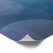 Poster Boukeh gris bleu, arrière - plan abstrait. (Coin)