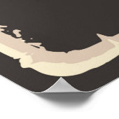 Poster boulangerie cool rétro de gâteaux frais (Coin)