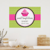 Poster Boulangerie Cupcake (Cuisine)