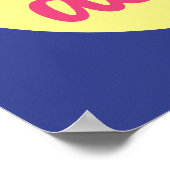 Poster Boulangerie Drôle Soit Une Cuisine De Donut Saupou (Coin)