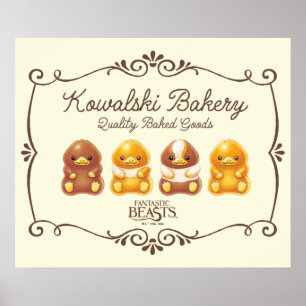 Poster Boulangerie Kowalski - Bichons pour bébés