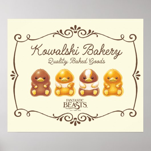 Poster Boulangerie Kowalski - Bichons pour bébés (Devant)