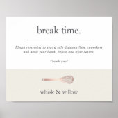 Poster Boulangerie ou traiteur Salle de petit-déjeuner/Cu (Devant)