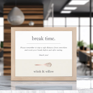 Poster Boulangerie ou traiteur Salle de petit-déjeuner/Cu