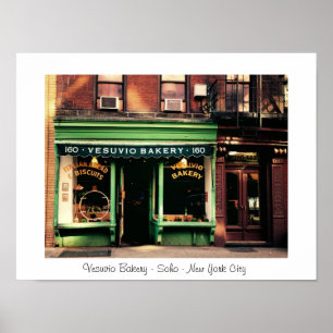 Poster Boulangerie Soho pittoresque - New York City