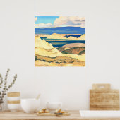 Poster Boulder Valley Utah par Maynard Dixon (Cuisine)