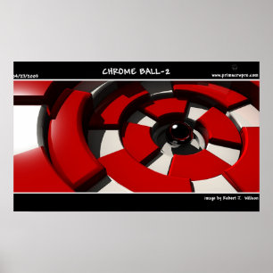 Poster Boule 2 de chrome