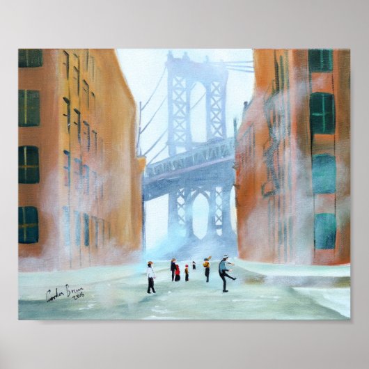 Poster Boule Brooklyn Bridge Gordon Bruce ar (Devant)