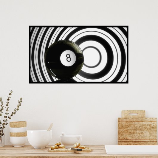 Poster Boule de boule Abstraite (Cuisine)