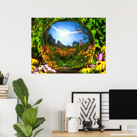 Poster boule de cristal (Bureau à domicile)