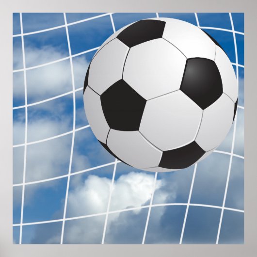 Poster Boule de football (Devant)