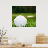 Poster Boule De Golf En Herbe (Cuisine)