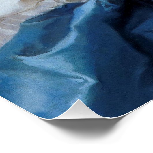 Poster Boule de gomme Diva avec Papillon Bleu (Coin)