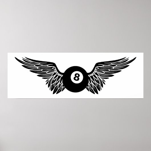 Poster boule de huit (Devant)