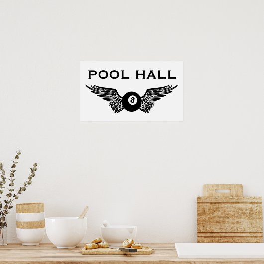 Poster boule de huit (Cuisine)