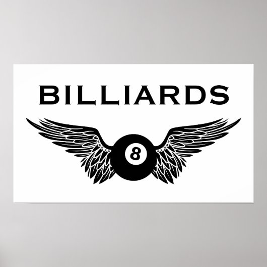 Poster boule de huit (Devant)