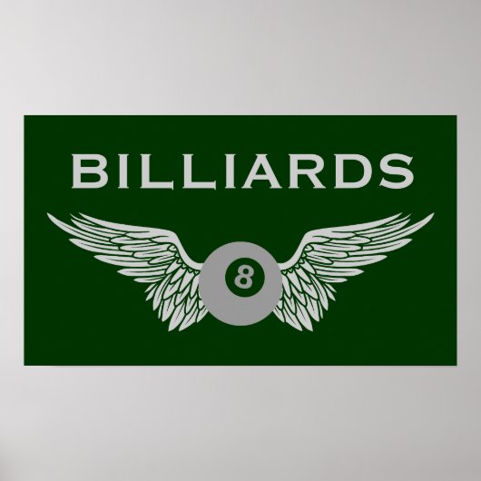 Poster boule de huit (Devant)