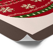 Poster Boule de Noël rouge (Coin)