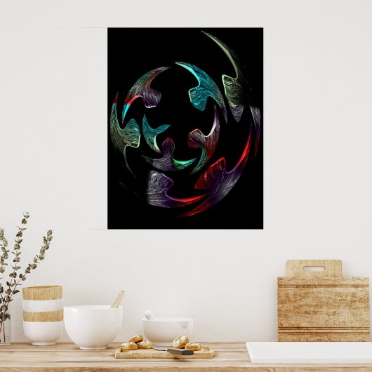 Poster boule de puzzle (Cuisine)