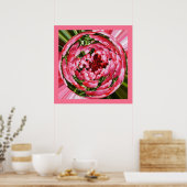 Poster Boule de tulipes art floral (Cuisine)