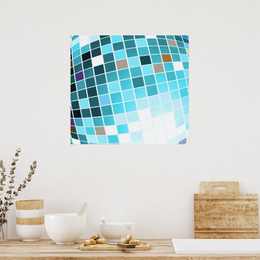 Poster Boule Disco (Cuisine)