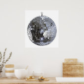Poster Boule Disco Argent (Cuisine)