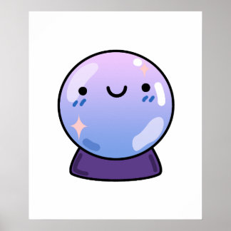 Poster Boule en cristal Cute Kawaii