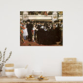 Poster Boule masquée à l'Opéra par Edouard Manet (Cuisine)