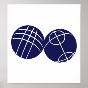 Poster Boule petanque