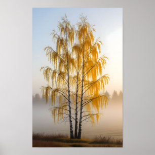 Poster Bouleaux