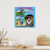 Poster Bouledogue (Cuisine)