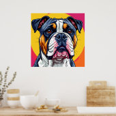 Poster Bouledogue australien chien (Cuisine)