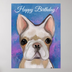 POSTER BOULEDOGUE FRANÇAIS