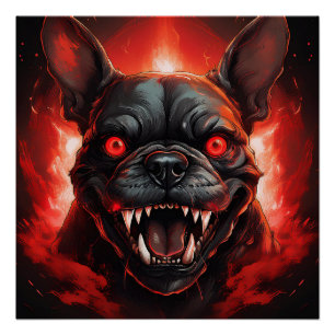 Poster Bouledogue Français Raté