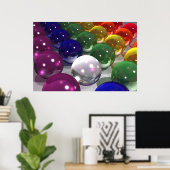 Poster Boules allumées (Bureau à domicile)