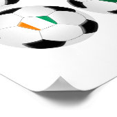 Poster Boules avec drapeaux - Coupe du Monde 2010 (Coin)