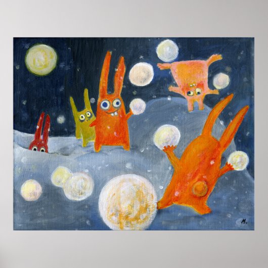 Poster boules de neige (Devant)