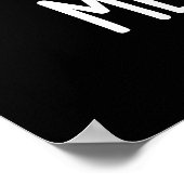 Poster Boules de rencontre Funny Social Meatball Pun Dark (Coin)