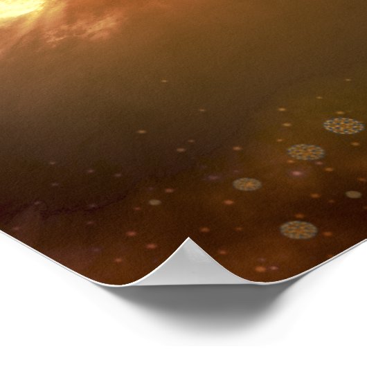 Poster Boules flottantes dans l'espace interstellaire (Coin)