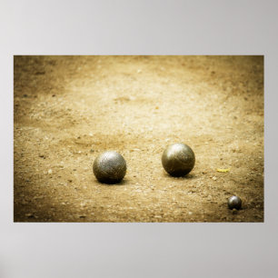 Poster Boules françaises