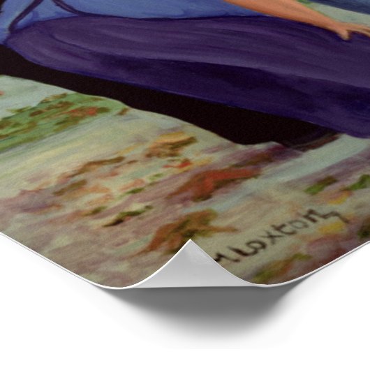 Poster Boules Players (Coin)