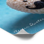 Poster Boulette de Riz avec Moustache (Coin)