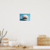 Poster Boulette de Riz avec Moustache (Cuisine)