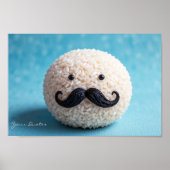 Poster Boulette de Riz avec Moustache (Devant)